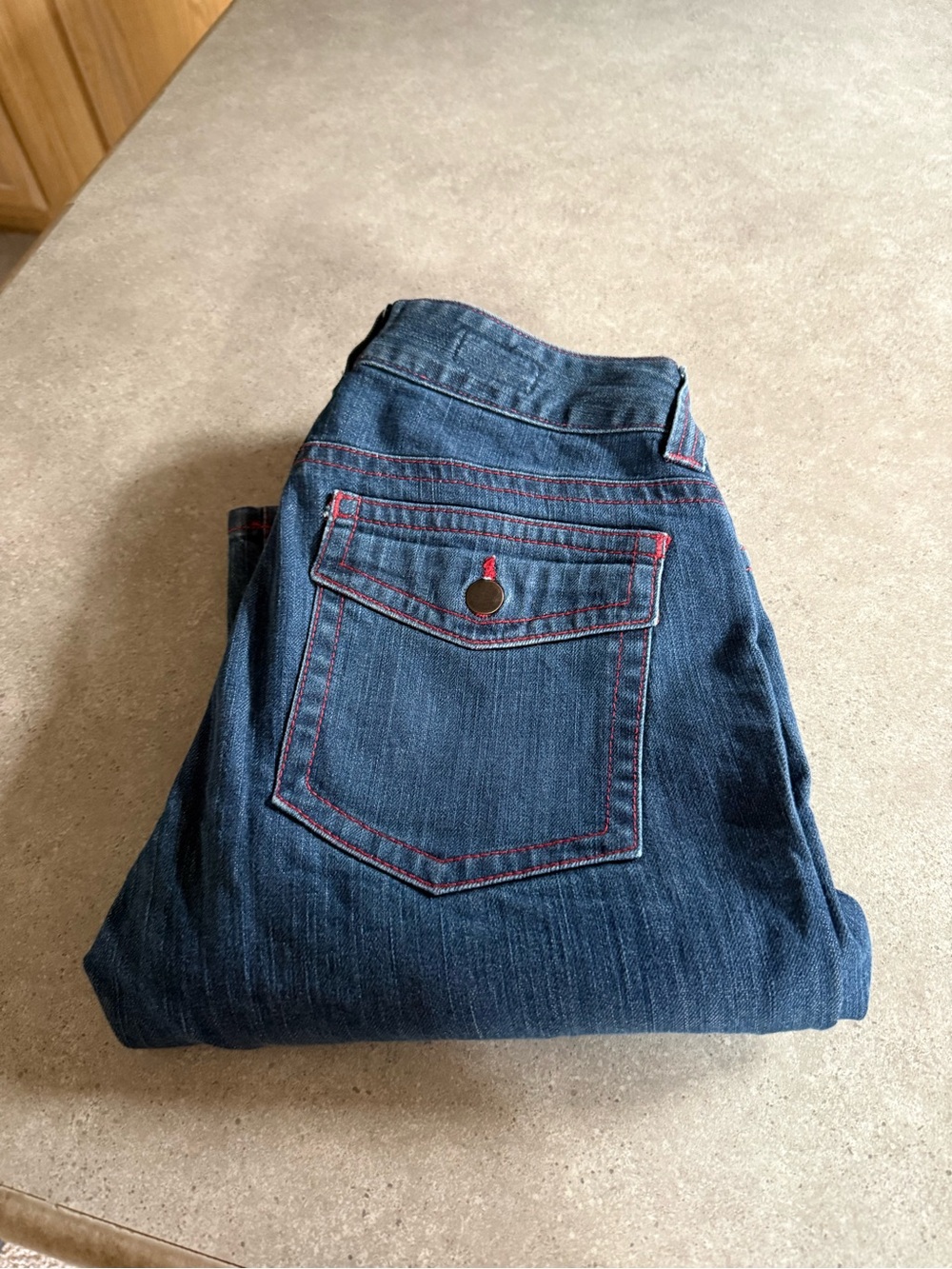 Kimes Women’s tall Dark Blue Jeans bootcut - Picture 5 of 5